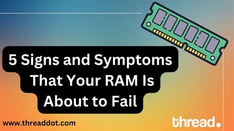 faulty ram slot symptoms|5 Signs and Symptoms That Your RAM Is About to Fail .